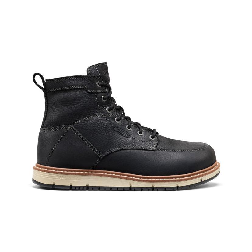 Men's San Jose 6" Boot (Aluminum Toe)  |  Black/Caramel Cafe