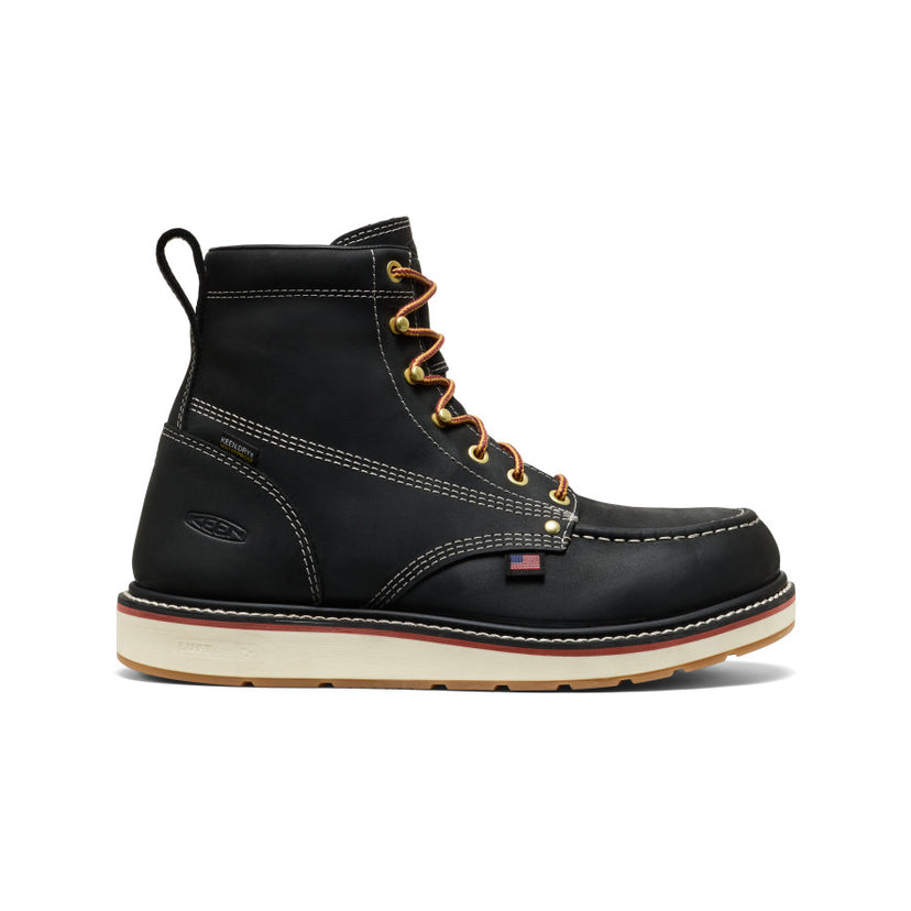 Men's Liberty 6" Waterproof Boot (Carbon Toe)  |  Black/Gum