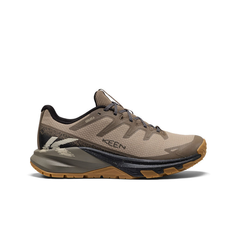 Men's Targhee Apex Wide Waterproof Hiking Shoe  |  Brindle/Canteen