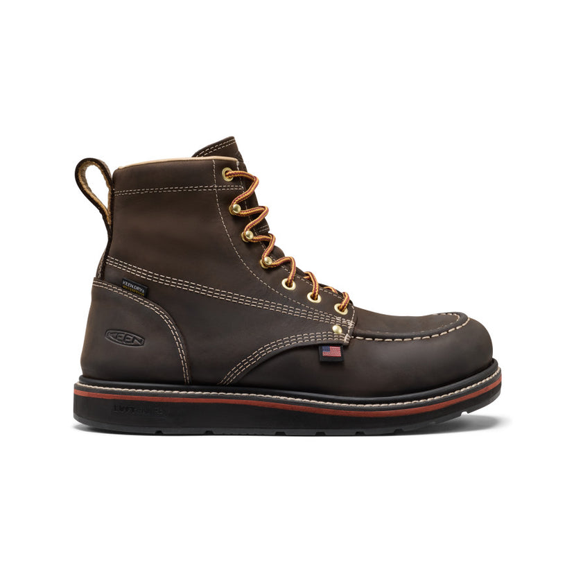 Men's Liberty 6" Waterproof Boot (Carbon Toe)  |  Coffee Bean/Black